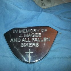 metal in memoriam engraving