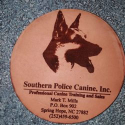 engraving a canine image