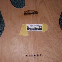 custom wood engraving on an acoustic guitar