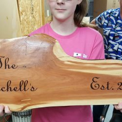 custom wood engraving