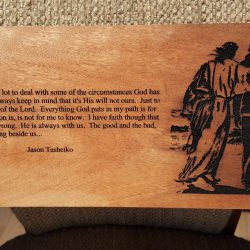 custom wood plaque engraving